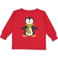 thumbnail image 3 of Inktastic Cute Penguin, Little Penguin, Penguin with Scarf Boys or Girls Long Sleeve Toddler T-Shirt, 3 of 5