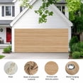 thumbnail image 2 of Brown Wood Grain Garage Door Cover Banner 6 x 13 FT, Retro Western Farmhouse Wooden Board Garage Door Curtains Backdrop with Grommets for Indoor Outdoor Wall Party Porch Yard Decorations Background, 2 of 9