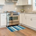 thumbnail image 7 of Linon Outdoor Washable Area Rug Collection, Ivory and Blue, 2' x 3', 7 of 7