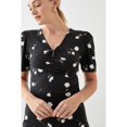 thumbnail image 3 of Dorothy Perkins - Vestido Corto Floral para Mujer (Negro), 3 of 3