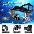 thumbnail image 2 of Set de Snorkel EXP VISION Pano 3 Ventanas para Adulto Gris Oscuro, 2 of 8