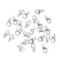 thumbnail image 4 of Lobster Clips, Easy To Open Close Lobster Claw Clasps Sophisticated Craftsmanship Perfect Size  For Necklaces For Bracelets Steel Color, 4 of 8