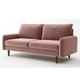 thumbnail image 5 of Koby Home Sectional Sofa Sleeper Couch 3-Seater Sofas 70" Couches for Living Room Rose Pink, 5 of 7