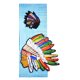 thumbnail image 3 of 10pcs/lot Sew Embroidery Patch Alien Indian Feather Headdress Earrings Clothing Decoration Accessory Applique Stranger Thing, 3 of 5