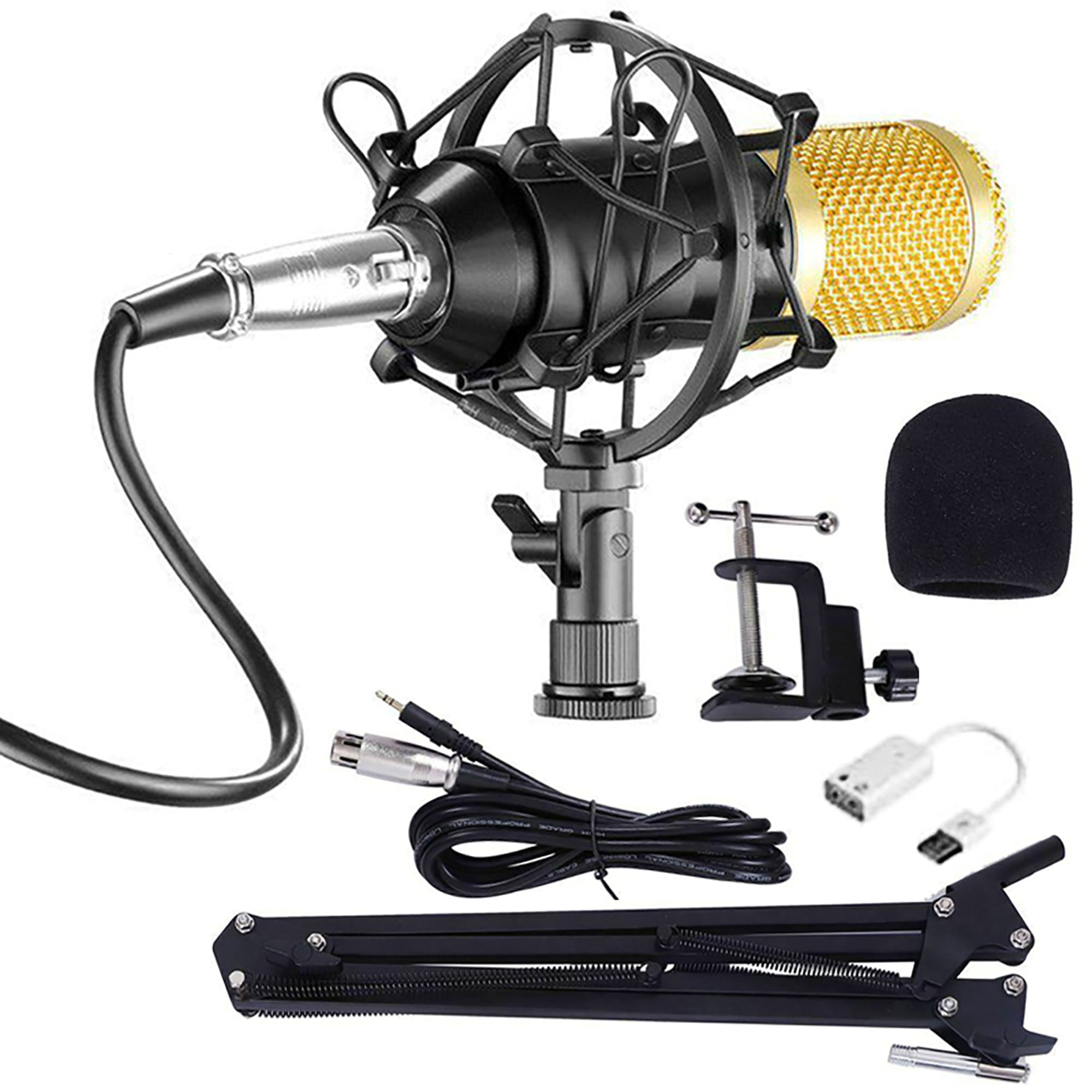 Condenser Microphone Set Up