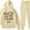 2-beige, variant on FAITH OVER FEAR 2 Piece Tracksuit Hoodie Christian Faith Religious God Man Woman Sweatshirt Suit