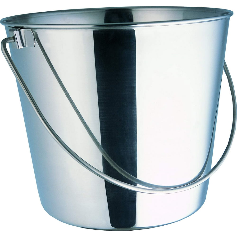 Heavy Duty Stainless Steel Pail, 2Quart, Heavy duty stainless steel By