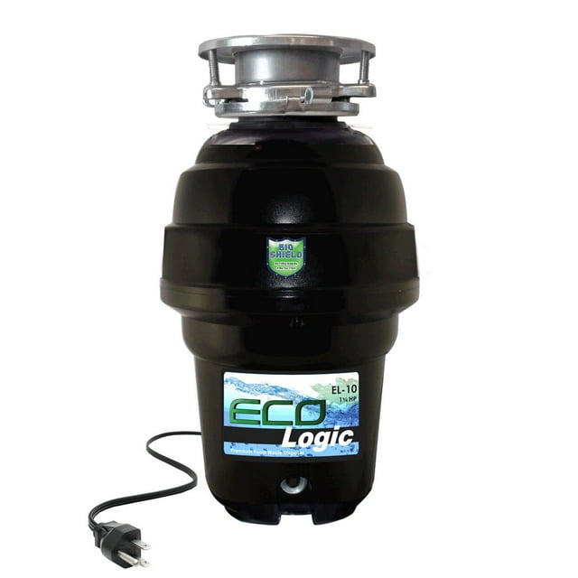 Eco-Logic 10 Broyeur de Déchets Alimentaires Premium avec Support à 3 Boulons