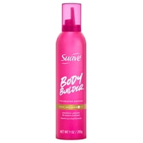 Suave Body Builder Volumizing Hair Mousse, Lightweight, Soft Hold, Fullness & Lift, 9 OZ