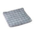 thumbnail image 6 of Hvmvliv Chair Cushions,17.7X17.7in Cotton Cushion for Dining Table and Seat,Non-Slip Check Cushion for Office,Garden,Yard and Home Dark Gray-M, 6 of 9