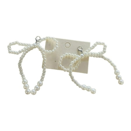 Bottone Chic Bowknot Shoe Decoration Bag Pendant Phone Charm Keyring Decoration Perfect for Showcasing Your Personal Style