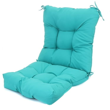 YEERSWAG 41.34x20.67x4.92 inch Non Slip Waterproof Rocking Chair Cushion with Ties  Patio High Back Deep Seat Chair Cushions Outdoor Dining Chair Cushion Tufted Pillow for Indoor Outdoor Furniture