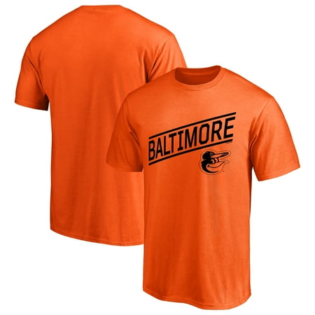 Baltimore Orioles Tee - Men's Majestic Orange Baltimore Orioles Upward Momentum T-Shirt