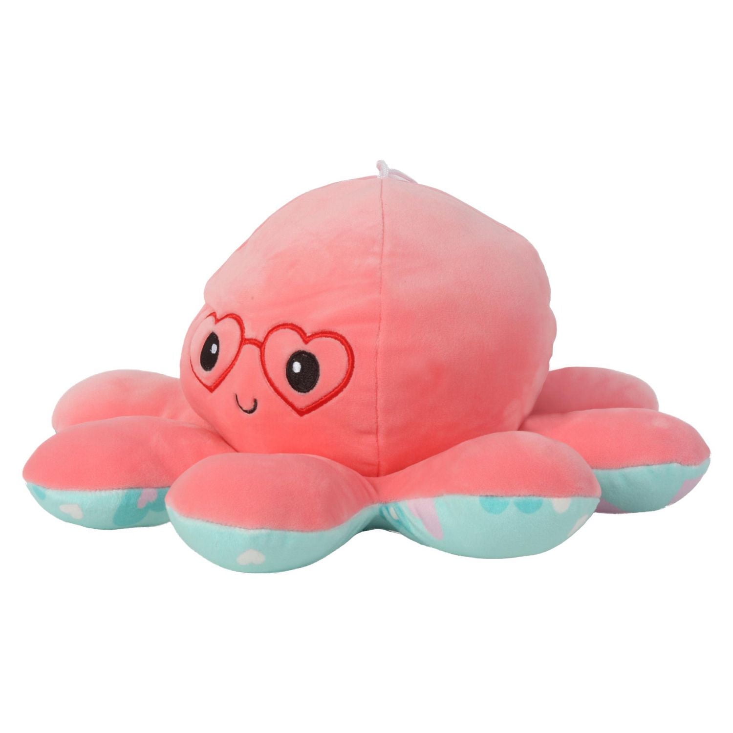 Way To Celebrate Valentine's Day 13.5" OCTOPUS Reversible Plush Animal