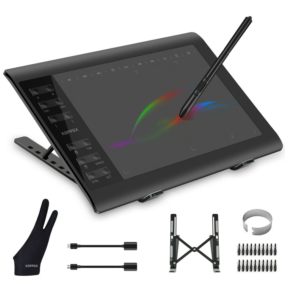 XOPPOX VIN1060Plus 10 x 6" Graphics Drawing Tablet with Battery-Free