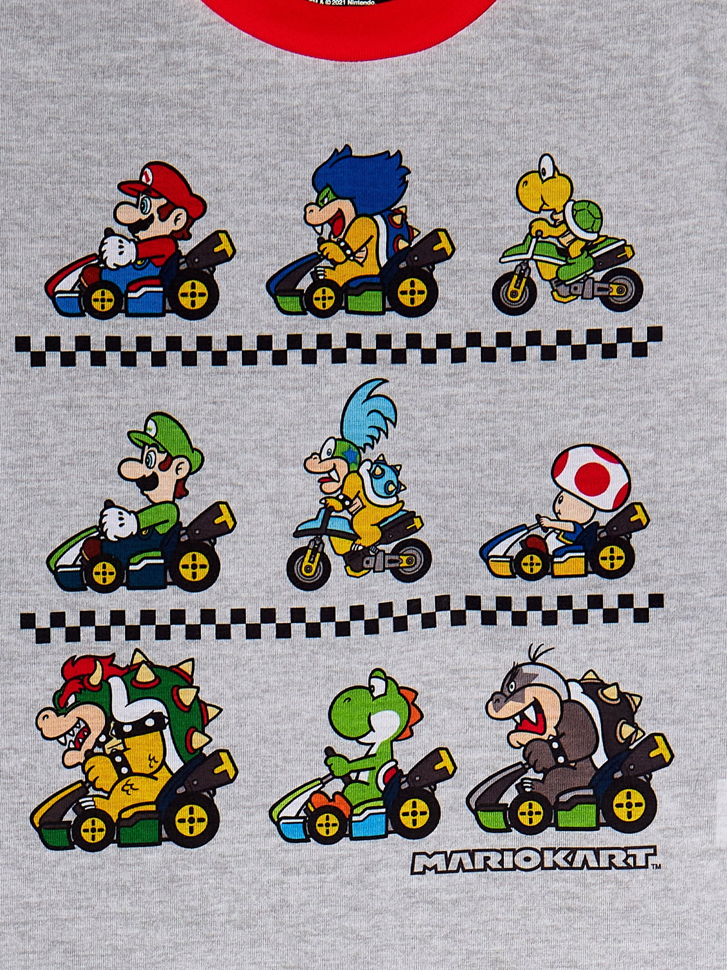 Super Mario Bros. Boys' Long Sleeve Long Pajama Set, Sizes 4-10