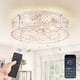 thumbnail image 1 of LEDIARY Ventilador de Techo con Luz y Jaula de 20" con Control Remoto y App, 6 Velocidades, 1 of 7