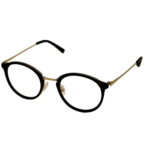 Jones New York Mens Black Round Plastic Eyewear Frame, J772. 48mm