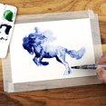 thumbnail image 5 of Water Brush Pens by Chromatek. Set of 6 Aqua Pen Painting Brushes. Including Online Video Tutorials and Downloadable Picture Templates. Ideal for All Water Soluble Pigment and Watercolor Media., 5 of 5