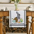 thumbnail image 1 of Fiudx Camino de Mesa de Pascua, Tela Decorativa de Lino Suave, Diseño Romántico de Corazón, Perfecto para Mesas de Comedor, Bodas, Reuniones Festivas, Tamaño 13 X 72 Pulgadas, Ilumina Tu Hogar., 1 of 6