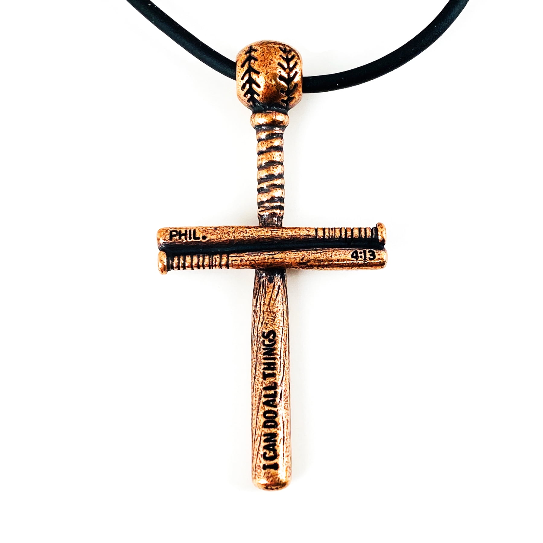 Baseball Bat Cross Chain