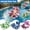 Blue, variant on WarmFuPalace Inflatable Pool Float Chair with Headrest and Armrests, Fabric-Covered Water Hammock Float, Adjustable Floating Lounge Recliner , Foldable Pool Chair for Pool, Beach and Lake