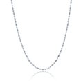 thumbnail image 2 of Sterling Silver Rhodium Plated Bead Chain 1.5mm 20 in, 2 of 4