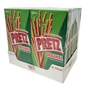 Glico Pretz Baked Biscuit sticks Variety Flavor (Original, Pizza, Sour Cream&Onion, Spicy BBQ), Pack of 40