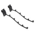 thumbnail image 4 of Milisten 2Pcs Black Flute Display Hanger Iron Groove Rack Easy to Install Musical Instrument Holder, 4 of 8