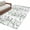 Grey, Sage Green, variant on Large Area Rugs for Living Room Bedroom, Red Grey Botanical 5'x8' Rug Washable Carpet Runner Indoor Outdoor, Spring Floral Summer Farmhouse Non Slip Floor Mats Rug for Kitchen, Bathroom