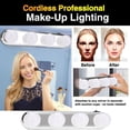 thumbnail image 4 of Ezonedeal 4LED Bulbs Mirror Lights Hollywood Style Makeup Dressing Table Battery Powered, 4 of 5