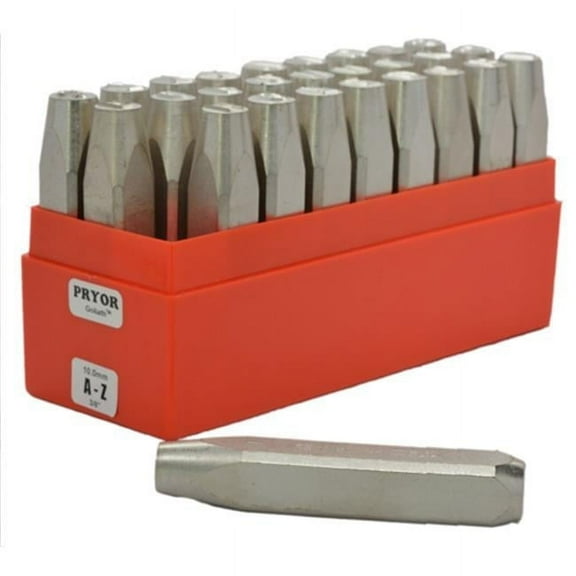 Pryor PHD27030 0.13 in. Heavy Duty Goliath Hand Stamp Letter Set