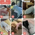 thumbnail image 3 of KYEESE Dog Pajamas, Red Stripe Dog Pjs, Dog Pajamas for Small Dogs, M, 3 of 7
