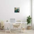 thumbnail image 3 of Stupell Industries Floral Peacock Pattern Animals & Insects Painting Gallery Wrapped Canvas Art Print Wall Art, 17 x 17, 3 of 8