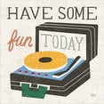 thumbnail image 2 of Great Art Now Retro Desktop Record Player v2 by Michael Mullan, Framed Wall Art, 14W x 14H, 2 of 3