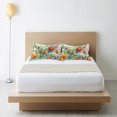 thumbnail image 6 of Yayeee Pillowcase Queen Size Set of 2 Satin Wrinkle Resistant Pillow Case, Green Floral Tomatoes, 6 of 7