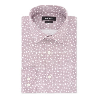 Calvin Klein Men Slim Fit Non-Iron Herringbone Point Collar Dress Shirt -  Walmart.com