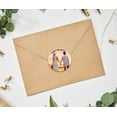 thumbnail image 3 of Darling Souvenir Round Custom Photo Labels Save The Date Stickers Wedding Personalized Bride Groom Names And Date Envelope Seals 45 Pcs, 3 of 4