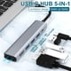 thumbnail image 4 of Eje del puerto de las multimedias del USB tipo función de carga 5 del adaptador del eje de C en 1 para la unidad flash del teclado ANGGREK Otros, 4 of 8