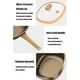thumbnail image 3 of Sartén profunda antiadherente de aleación de titanio de 30 cm con tapa y vaporera | Utensilios de cocina multiusos para freír, saltear y guisar | Compatible con inducción y fácil de limpiar, 3 of 8