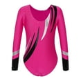 thumbnail image 4 of DPOIS Girls One Piece Ballet Dance Leotard Shiny Athletic Tank Unitard Ballerina Dancewear, 4 of 5