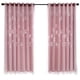 thumbnail image 1 of Doble capa de oscurecimiento Blackout cortina ventana para dormitorio (rosa), 1 of 8