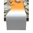 thumbnail image 2 of Orange White Gray Gradient Table Runner Home Wedding Table Flag Mat Table Centerpieces Decoration Party Dining Long Tablecloth, 2 of 7