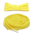 thumbnail image 3 of 3pair Double Layers Flat Shoelaces Yellow for Sneakers Adults Kids 36 45 72 Inch, 3 of 7