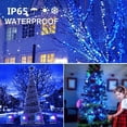 thumbnail image 5 of GooingTop Solar String Outdoor Lights, 2-Pack Each 39.4 ft 100 LED Twinkle Fairy Lights with 8 Lighting Modes & Waterproof Function for Garden Patio Tree Decor (Blue), 5 of 7