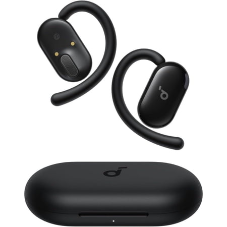 Soundcore V20i by Anker Open-Ear Headphones, Adjustable Ear Hooks, Ultra-Comfort, Black