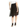 thumbnail image 2 of INC $79 Womens New Black Lace Knee Length Pleated Casual Skirt S B+B, 2 of 4