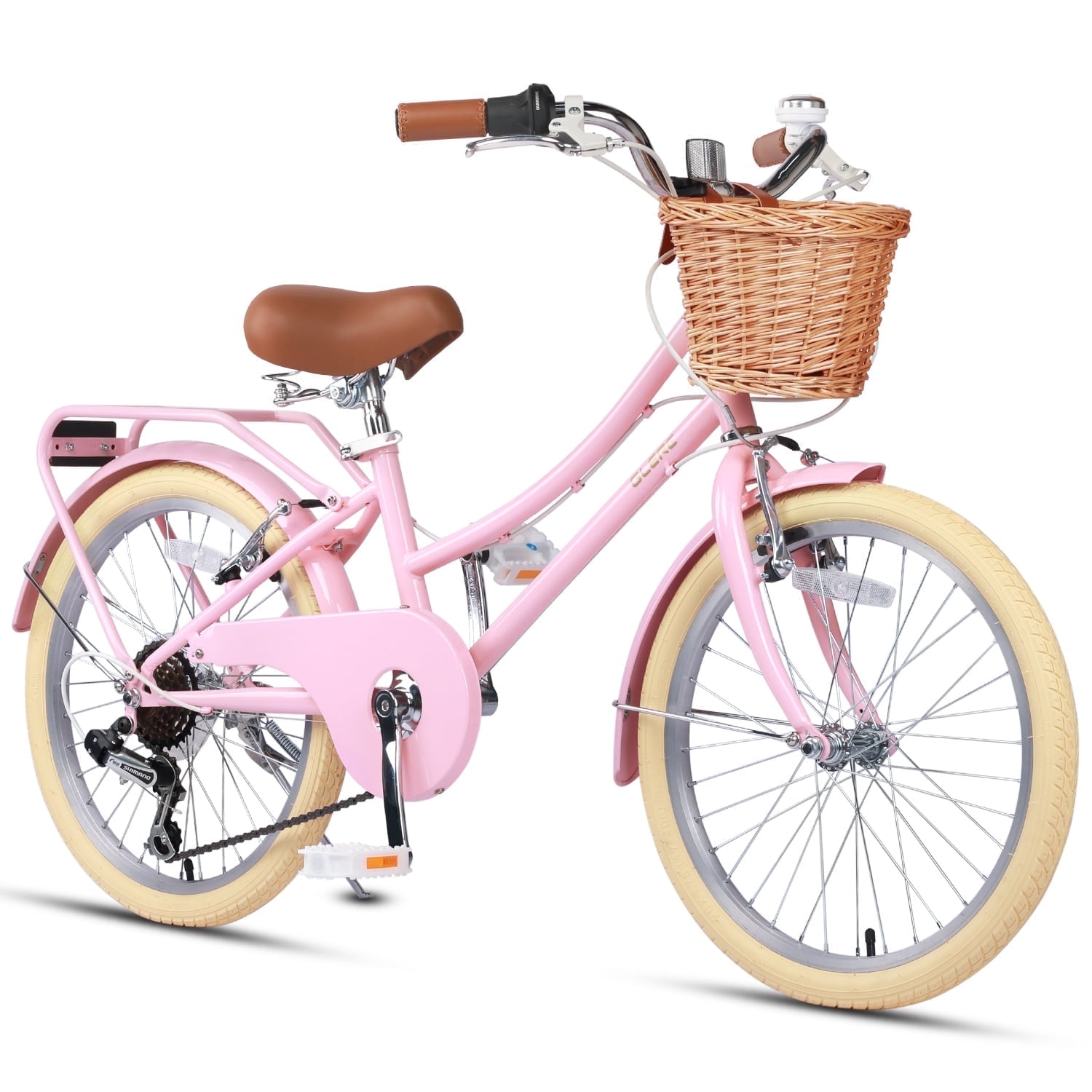 Glerc Missy 20-Inch Girl Cruiser Kids Bike, Pink photo 1