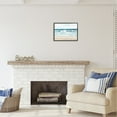 thumbnail image 3 of Stupell Industries On The Shore Beach Waves Landscape Painting Black Framed Art Print Wall Art, 20 x 16, 3 of 9