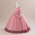 thumbnail image 5 of Girls Summer Dress Children's Sequin Children's Dress Big Bow Dress Girl Flower Girl Dress Kids Dress 4 Years Old Girl Clothes, 5 of 9